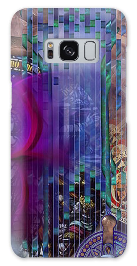Goddess Galaxy Case featuring the digital art Dichotomy I by Kenneth Armand Johnson