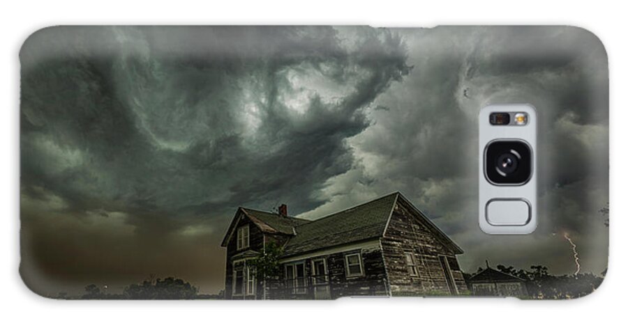 Thunderstorm Galaxy Case featuring the photograph Dirt by Aaron J Groen