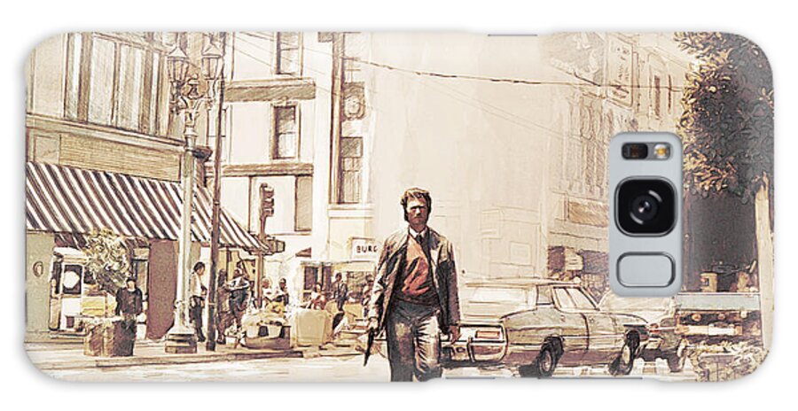 Clint Eastwood Galaxy S8 Case featuring the digital art Do I Feel Lucky? by Kurt Ramschissel