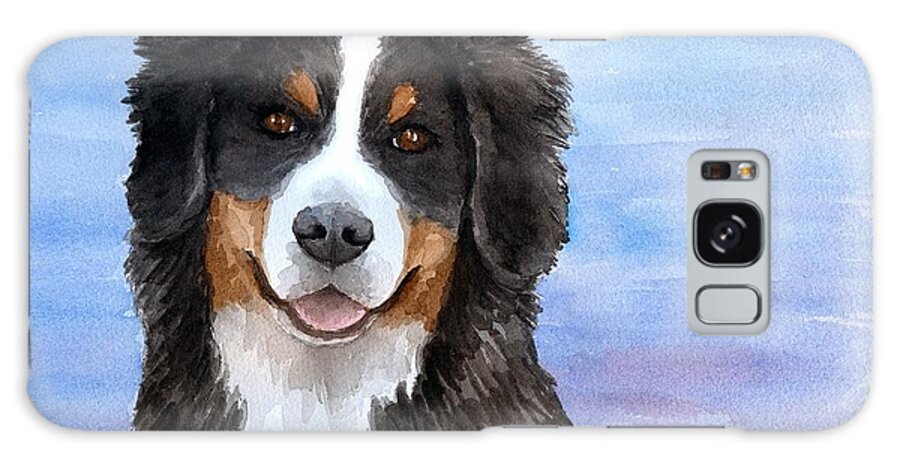 Dog Galaxy Case featuring the painting Dog 125 by Lucie Dumas