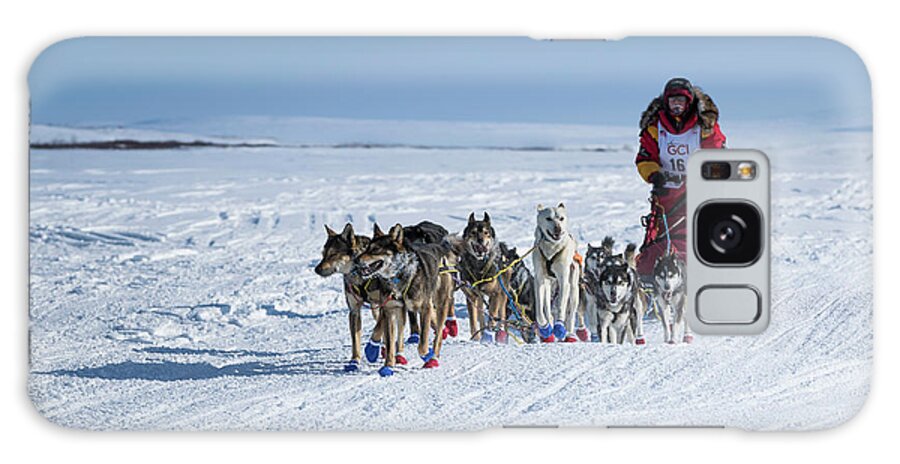 Alaska Galaxy Case featuring the photograph Dog Team on Iditarod Trail by Scott Slone