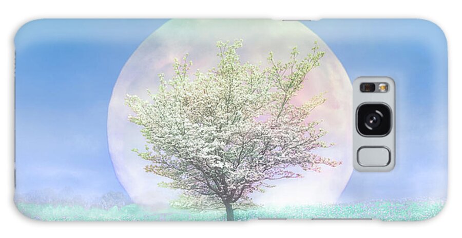Appalachia Galaxy Case featuring the photograph Dogwoods on a Blue Moon by Debra and Dave Vanderlaan