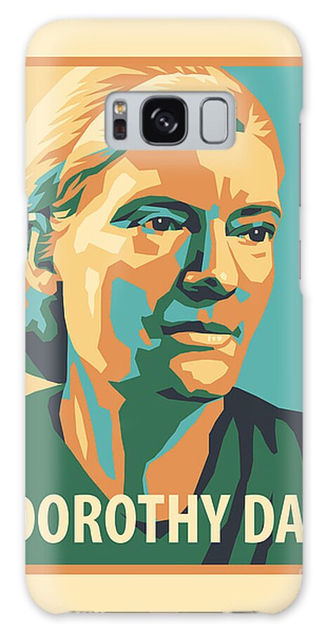 Dorothy Day Galaxy S8 Case featuring the painting Dorothy Day, 1938 - JLDYD by Julie Lonneman