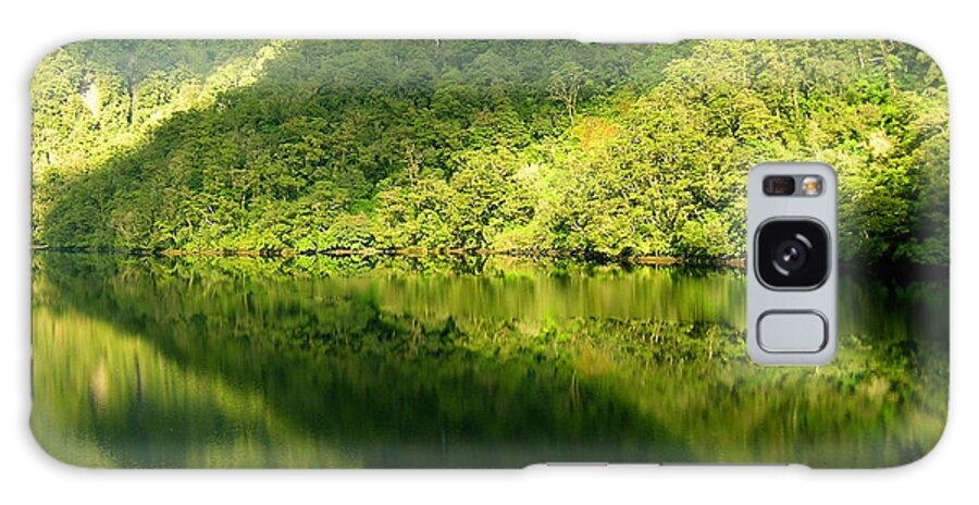 Doubtful Sound Galaxy Case featuring the photograph Doubtful Sound, New Zealand No. 4 by Sandy Taylor