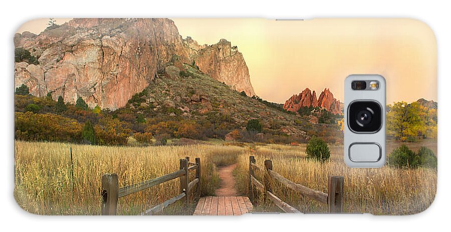 Fall Galaxy Case featuring the photograph Down This Path by Tim Reaves