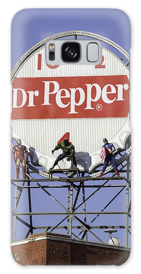 Roanoke Galaxy Case featuring the photograph Dr Pepper and the Avengers by Teresa Mucha