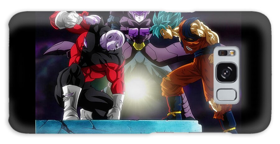 Goku New Form Galaxy Case featuring the digital art Dragon Ball Super - Goku, Hit, Jiren by Babbal Kumar