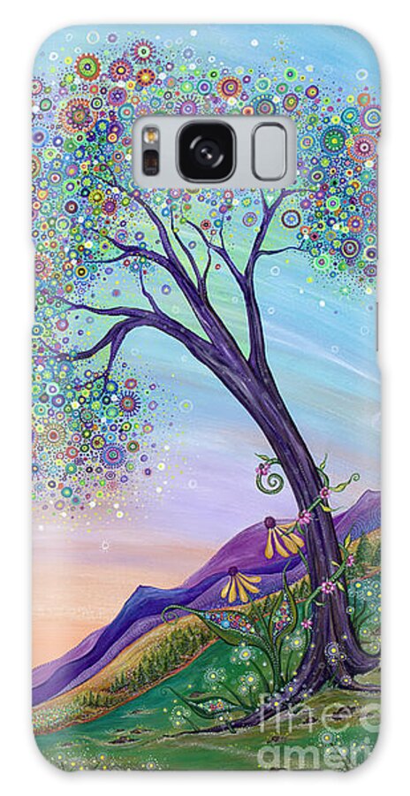 Landscape Painting Galaxy Case featuring the painting Dream Big by Tanielle Childers