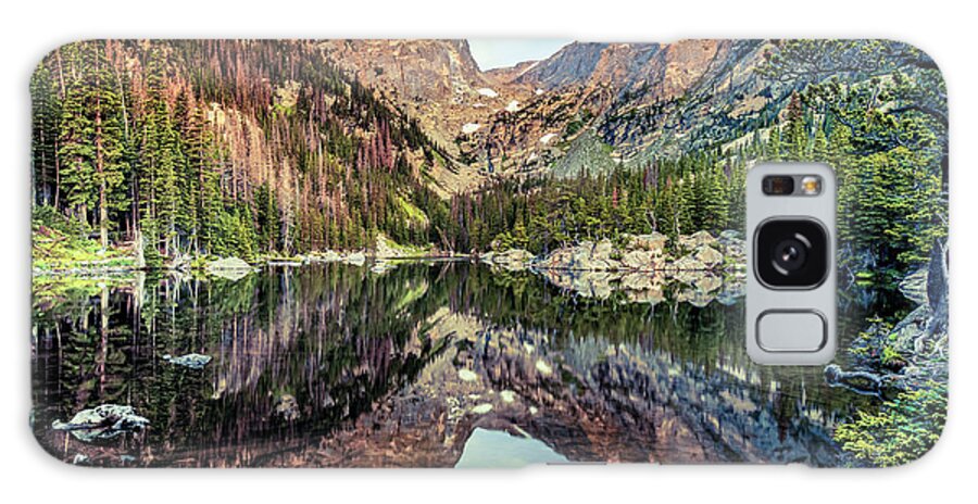 America Galaxy Case featuring the photograph Dream Lake Reflections And Rocky Mountain National Park Landscape by Gregory Ballos