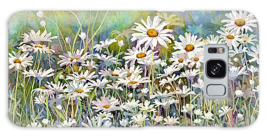 Daisy Galaxy Case featuring the painting Dreaming Daisies by Hailey E Herrera
