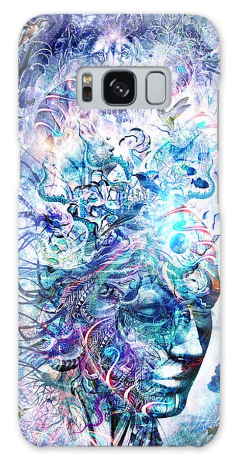 Cameron Gray Galaxy Case featuring the digital art Dreams Of Unity by Cameron Gray