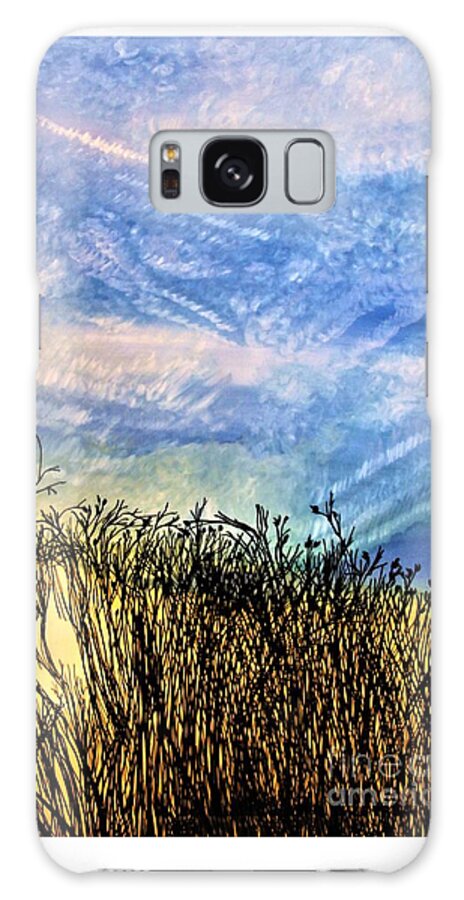 Painting Galaxy Case featuring the mixed media Dreamscape 2 by Barbara Donovan