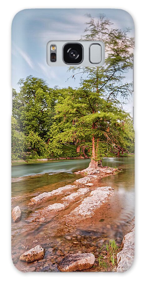 Texas Galaxy Case featuring the photograph Dreamy Bald Cypress at Guadalupe River - Canyon Lake Texas Hill Country by Silvio Ligutti