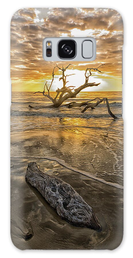 Jekyll Galaxy Case featuring the photograph Driftwood II by Ray Silva