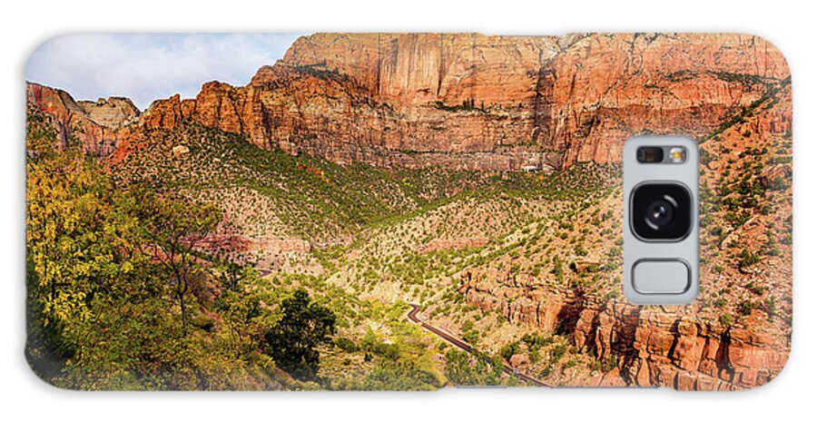 Af Zoom 24-70mm F/2.8g Galaxy Case featuring the photograph Driving into Zion by John Hight