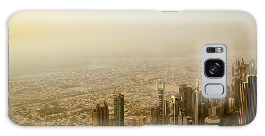 Dubai Galaxy Case featuring the photograph Dubai Skyline by Aashish Vaidya