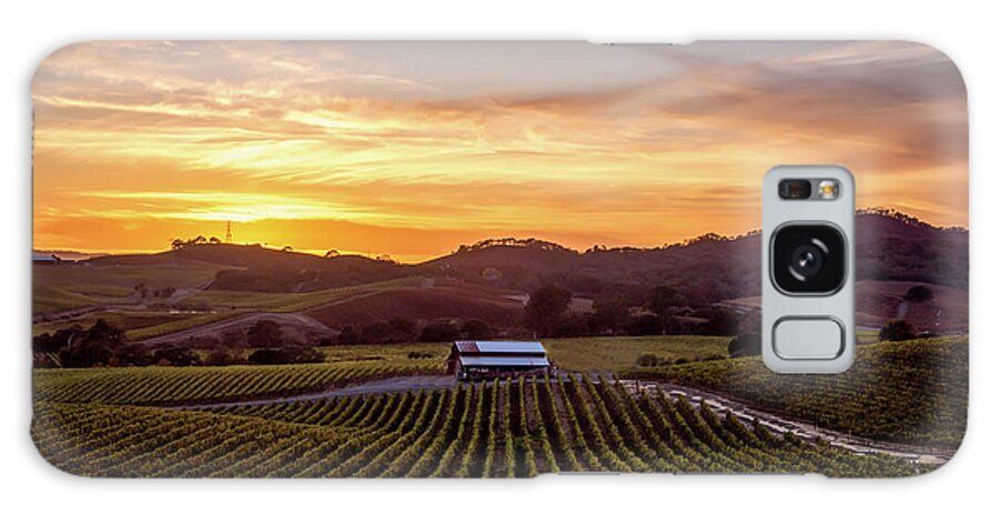 Sunset Galaxy Case featuring the photograph Duhig Road Sunset by Aileen Savage