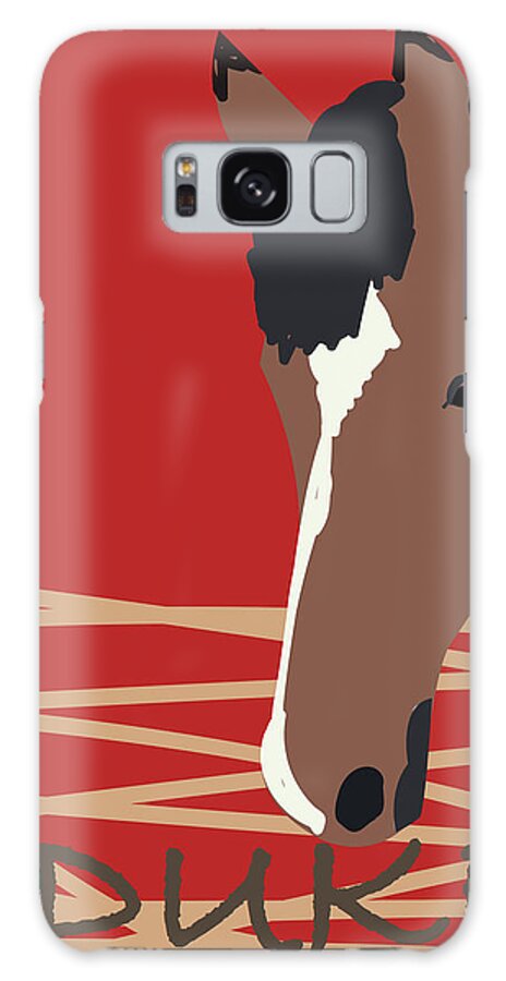 Horse Galaxy S8 Case featuring the digital art Sprout Duke by Caroline Elgin
