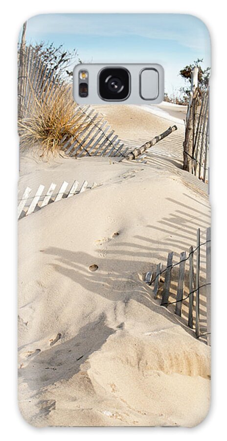 Sandy Hook Galaxy Case featuring the photograph Dune Patterns by Kristia Adams