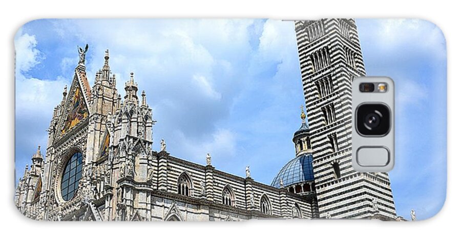 Siena Galaxy Case featuring the photograph Duomo di Siena by Ramona Matei