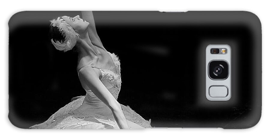 Dying Swan Galaxy Case featuring the photograph Dying Swan II. by Clare Bambers