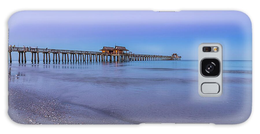 Morning Galaxy Case featuring the photograph Early morning at Naples Pier by Hans- Juergen Leschmann