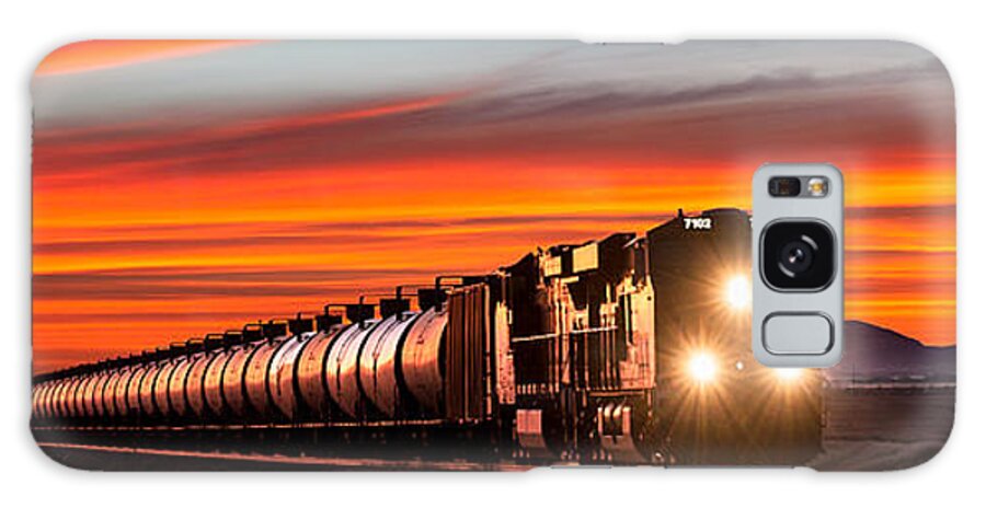 Train Galaxy Case featuring the photograph Early Morning Haul by Todd Klassy
