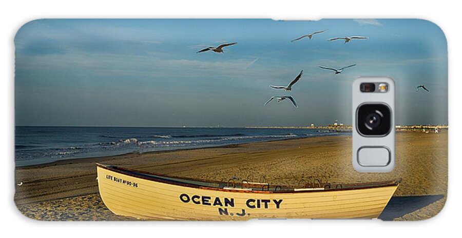 Early Morning Galaxy Case featuring the photograph Early Morning Ocean City NJ by James DeFazio