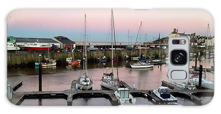 Frost Galaxy Case featuring the photograph Early Morning View Of The Harbour by Wyn Hopkins