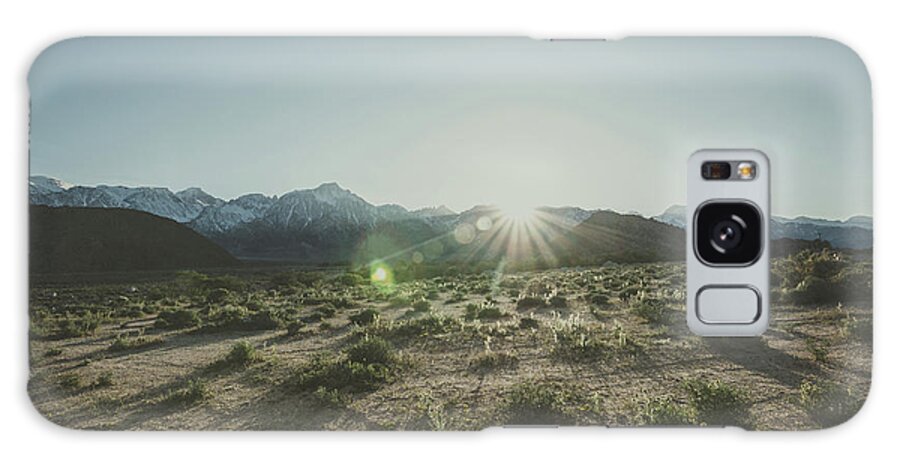 California Galaxy Case featuring the photograph Eastern Sierra Sunset by Margaret Pitcher