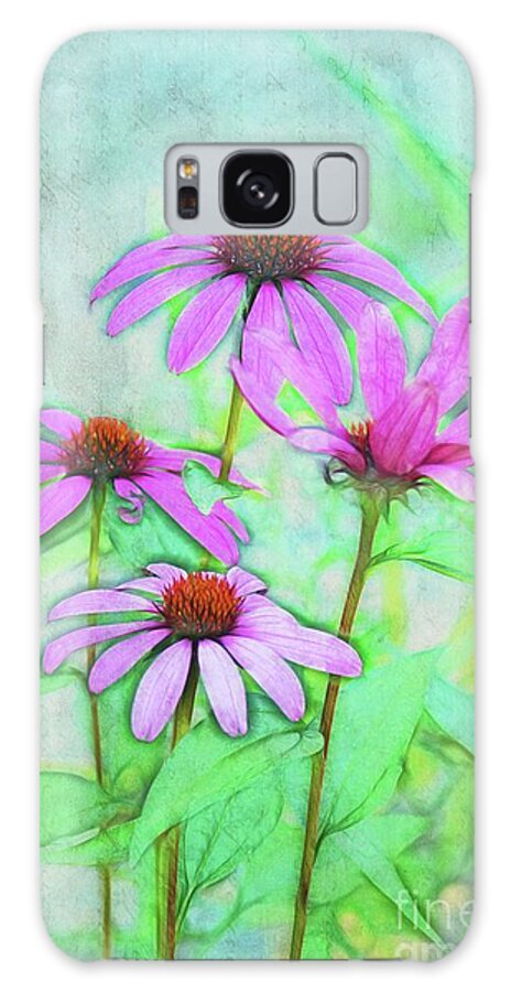 Echinacea Galaxy Case featuring the photograph Echinacea - a01t5a by Variance Collections