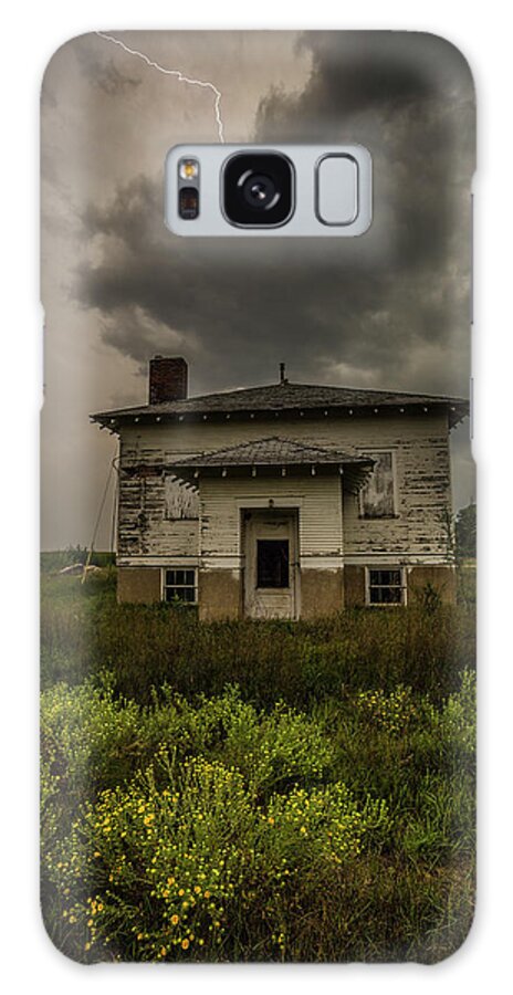 Sky Galaxy Case featuring the photograph Eclipse Apocalypse by Aaron J Groen