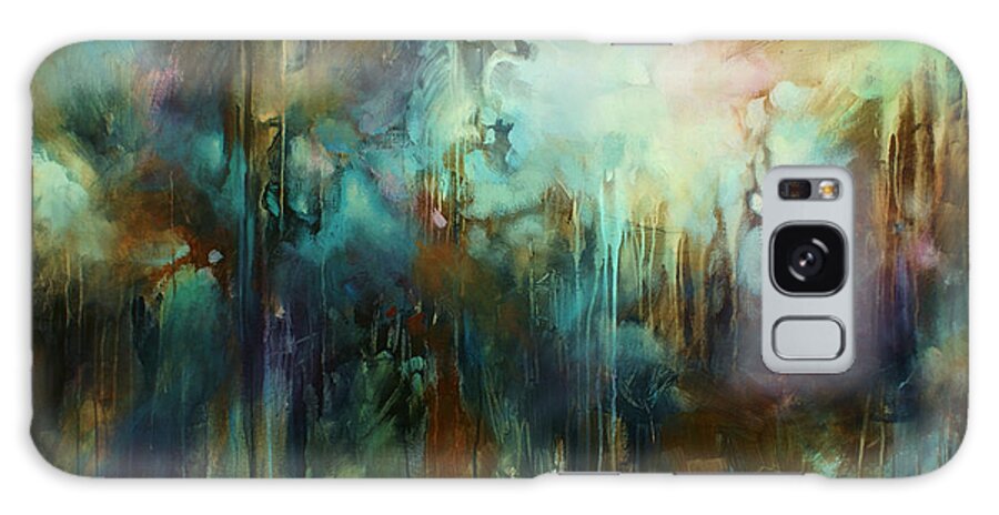 Colors Galaxy Case featuring the painting 'Edge of Dreams' by Michael Lang