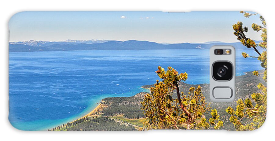 Lake Tahoe Galaxy Case featuring the photograph Edgewood Golf Course and Lake Tahoe - South Lake Tahoe - California by Bruce Friedman