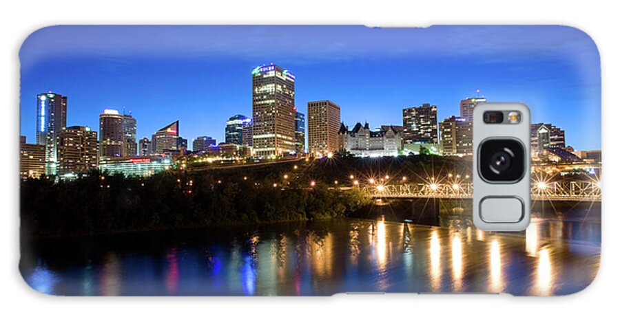 Edmonton City Skyline Galaxy Case featuring the photograph 2010 Edmonton Skyline by Terry Elniski