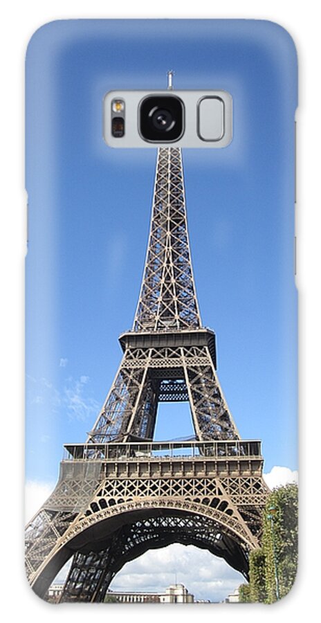 Eiffel Tower Galaxy Case featuring the photograph Eiffel Tower Tarped IX Paris France by John Shiron