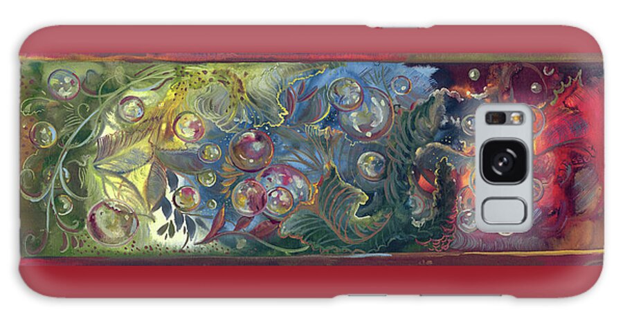 Elemental Bubbles Galaxy S8 Case featuring the painting Elemental Bubbles by Sheri Jo Posselt
