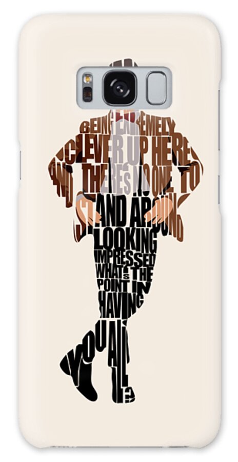 Eleventh Doctor Galaxy Case featuring the digital art Eleventh Doctor - Doctor Who by Inspirowl Design