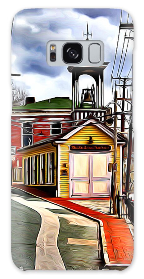 Ellicott Galaxy Case featuring the digital art Ellicott City Fire Museum by Stephen Younts