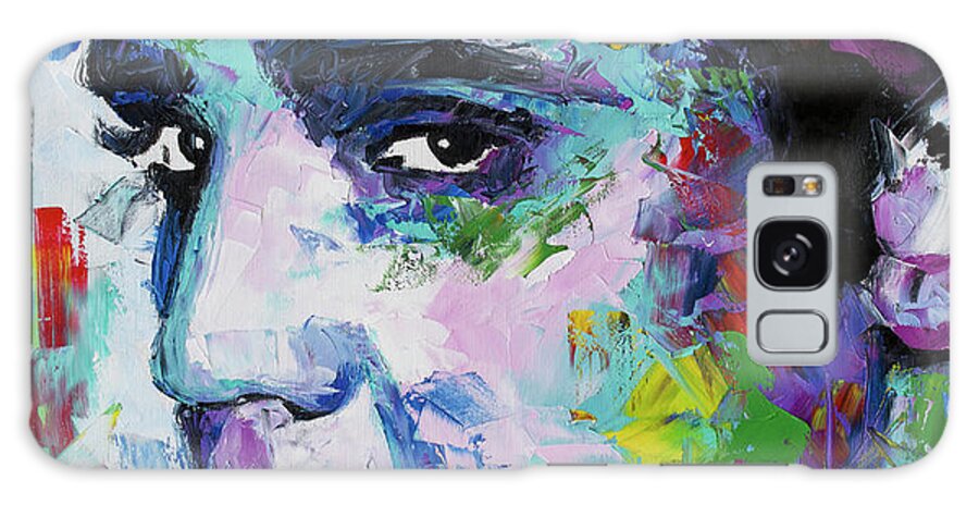 Elvis Galaxy Case featuring the painting Elvis Presley Portrait by Richard Day