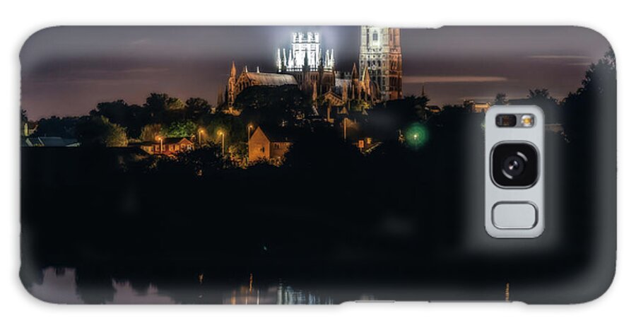 Architecture Galaxy Case featuring the photograph Ely Cathedral by night by James Billings