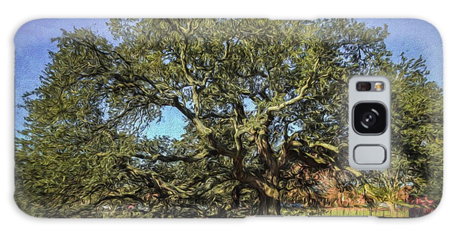 Emancipation Oak Galaxy S8 Case featuring the photograph Emancipation Oak Tree by Jerry Gammon
