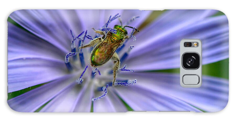 Macro Photography Galaxy Case featuring the photograph Embraced by Kerri Farley