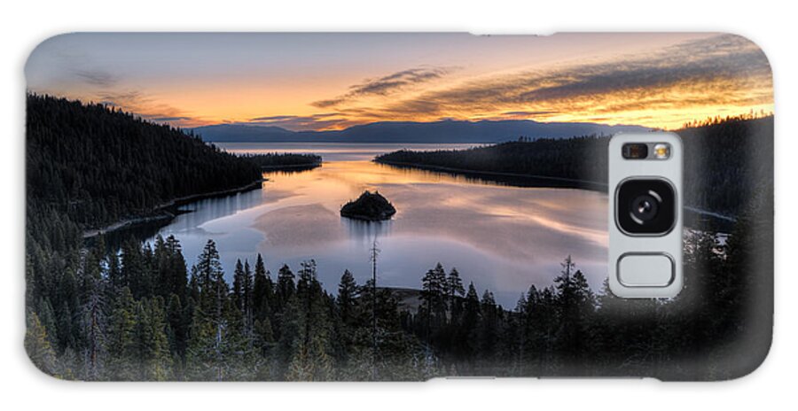 Mark Whitt Galaxy S8 Case featuring the photograph Emerald Bay Sunrise by Mark Whitt