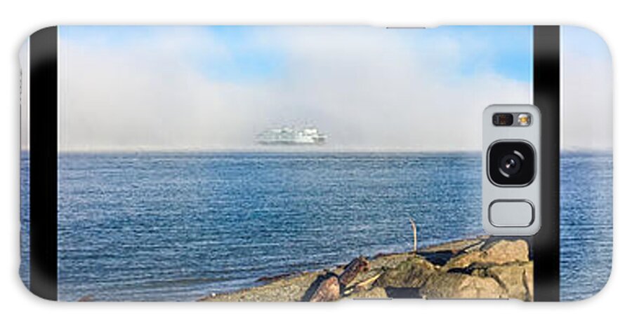 Ferry Galaxy Case featuring the digital art Emerging From the Fog by Mia DeBolt