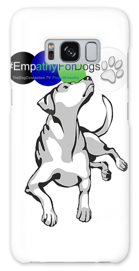 Empathy Galaxy Case featuring the digital art Empathy For Dogs by Kathy Tarochione