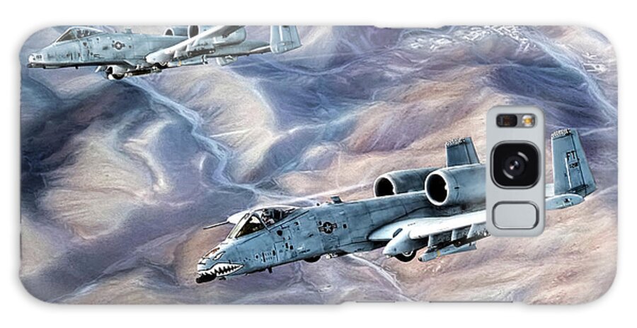 Aviation Galaxy Case featuring the digital art Enduring Freedom by Peter Chilelli