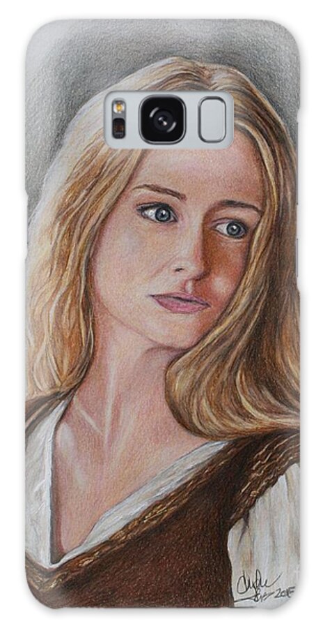 Lord Of The Rings Galaxy Case featuring the drawing Eowyn by Christine Jepsen