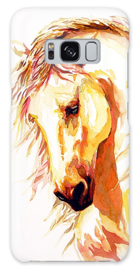 Horse Galaxy Case featuring the painting E  Q  U  U  S by J U A N - O A X A C A
