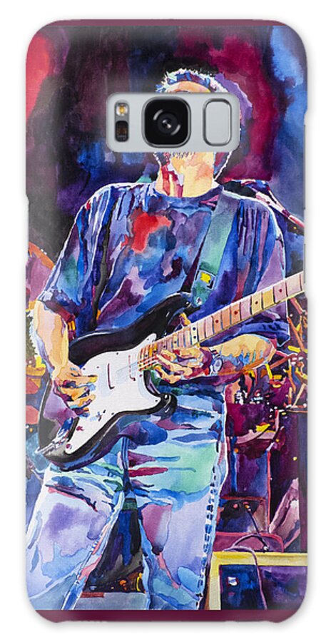 Eric Clapton Galaxy Case featuring the painting ERIC CLAPTON and BLACKIE by David Lloyd Glover